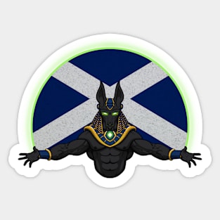 Anubis Scotland Sticker